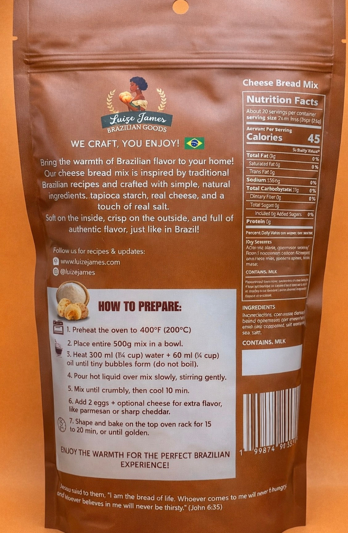 Luize Cheese Bread Mix