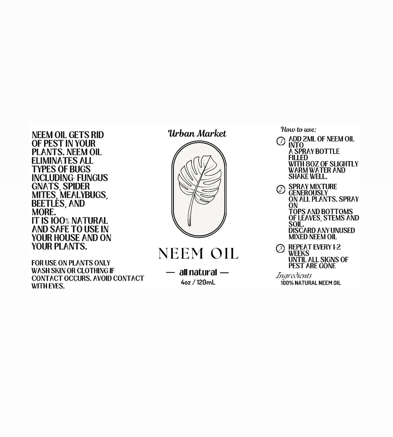 NEEM OIL CONCENTRATE