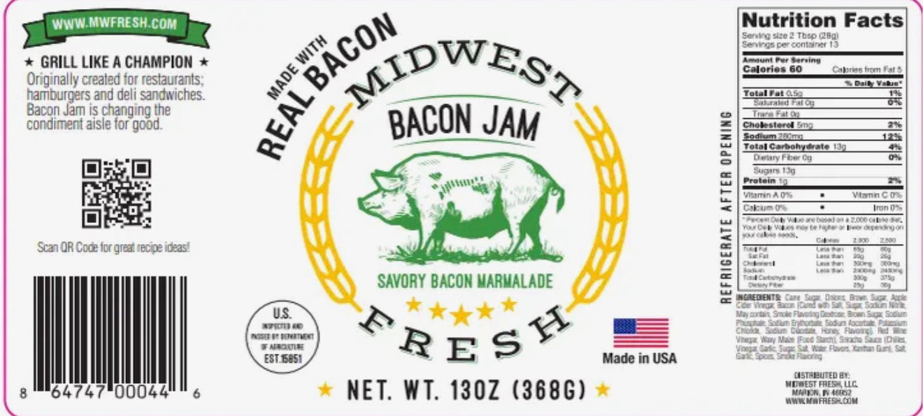 Midwest Fresh Bacon Jam