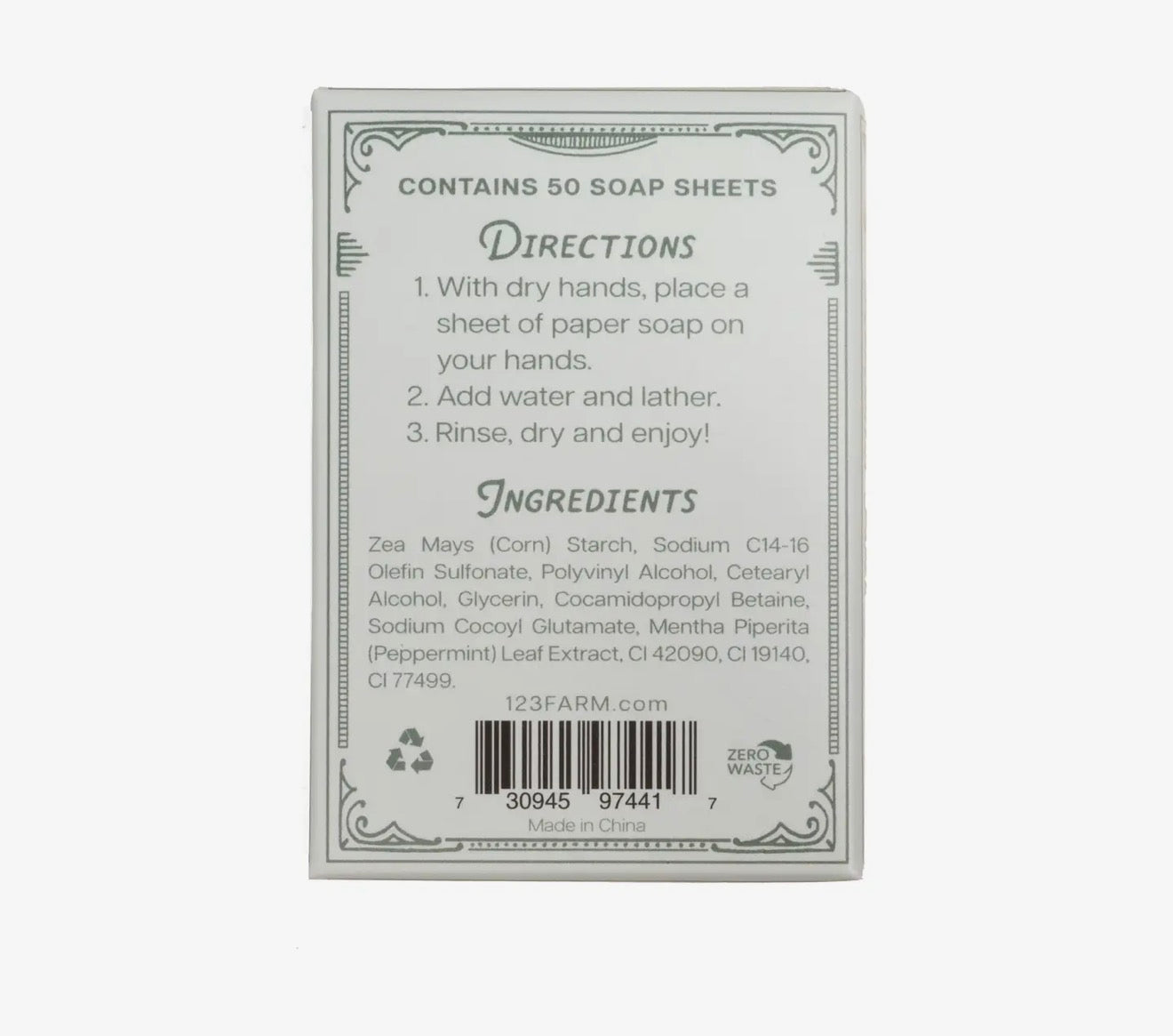 Paper Soap